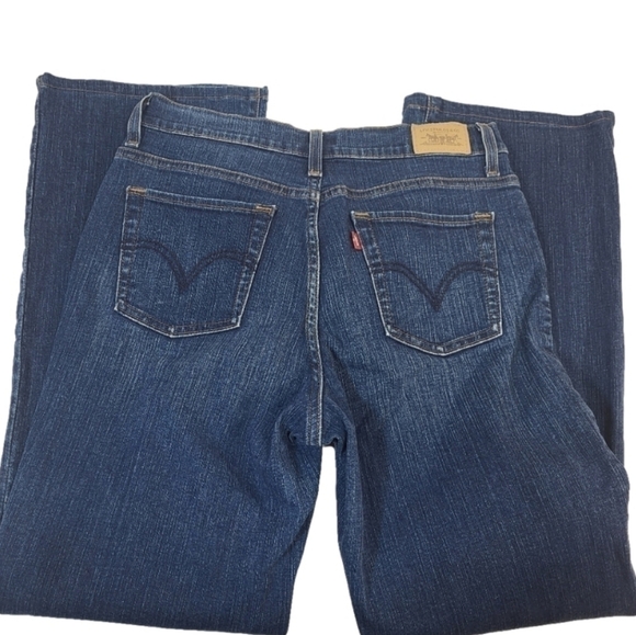 Levi's 512 Perfectly Slimming Bootcut Blue Denim Jeans - Picture 2 of 7